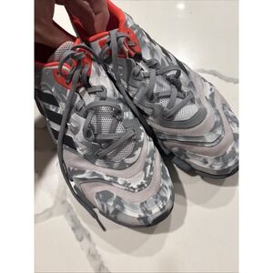 Size 13 - Adidas Climacool Vento Dash Grey Solar Red